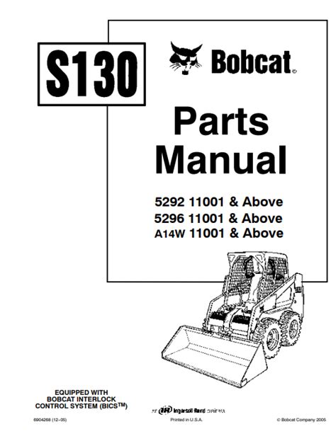 bobcat s130 service manual pdf